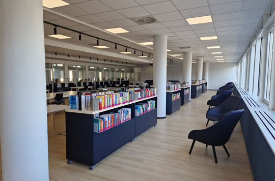 Malerarbeiten Bodenbelagsarbeiten Landesbibliothekszentrum Koblenz